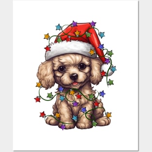 Christmas Puppy Posters and Art